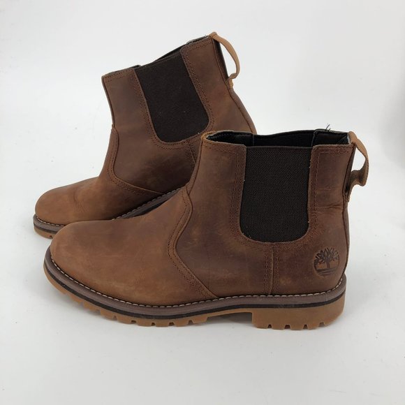 Timberland Brown Leather Ankle Boots | Size 7 main image 4